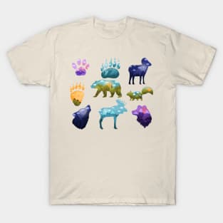 animals silhouettes landscape inside T-Shirt